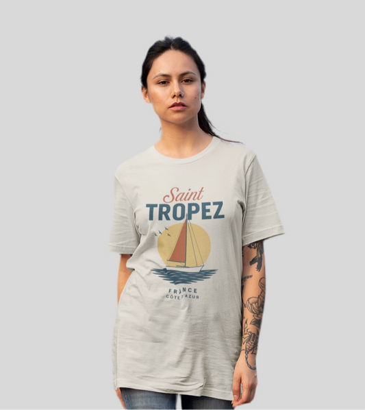 Saint-Tropez Oversized faded t-shirt