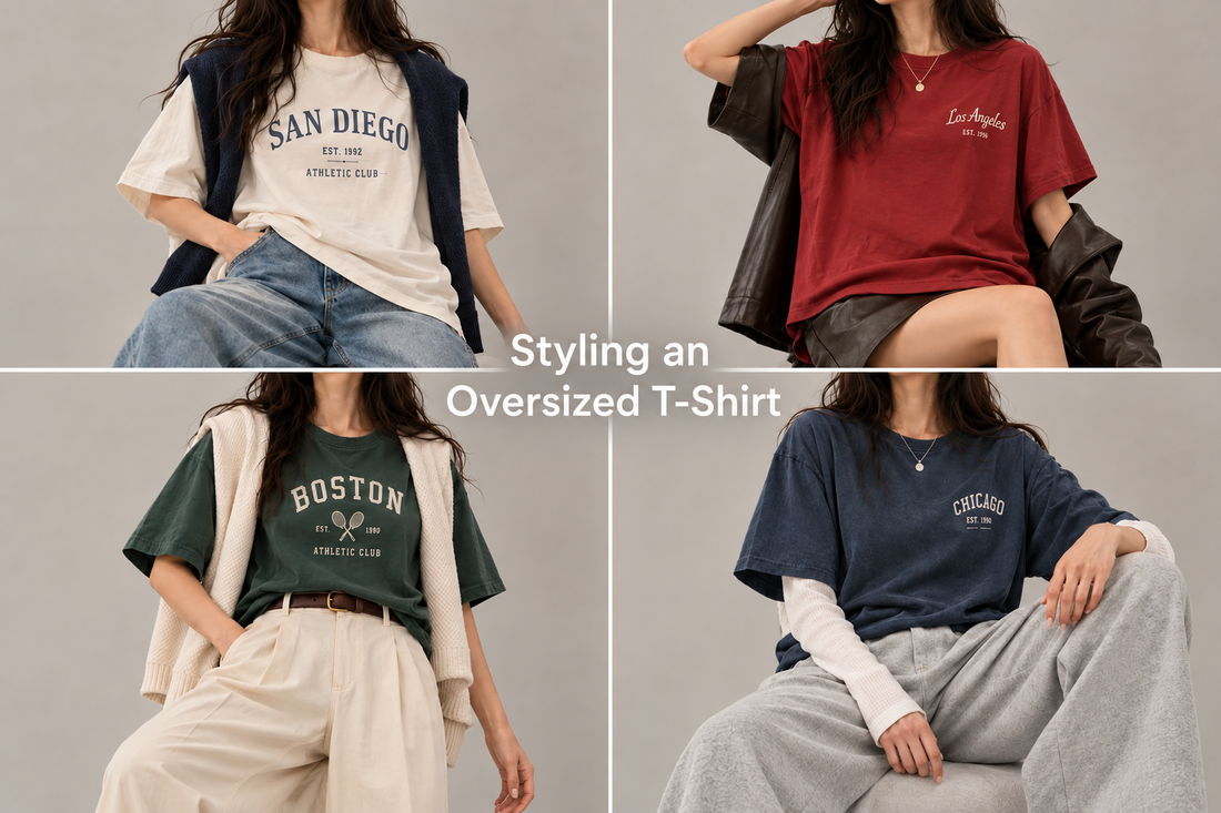 How to Style an Oversized Tee: 4 Streetwear Looks That Work