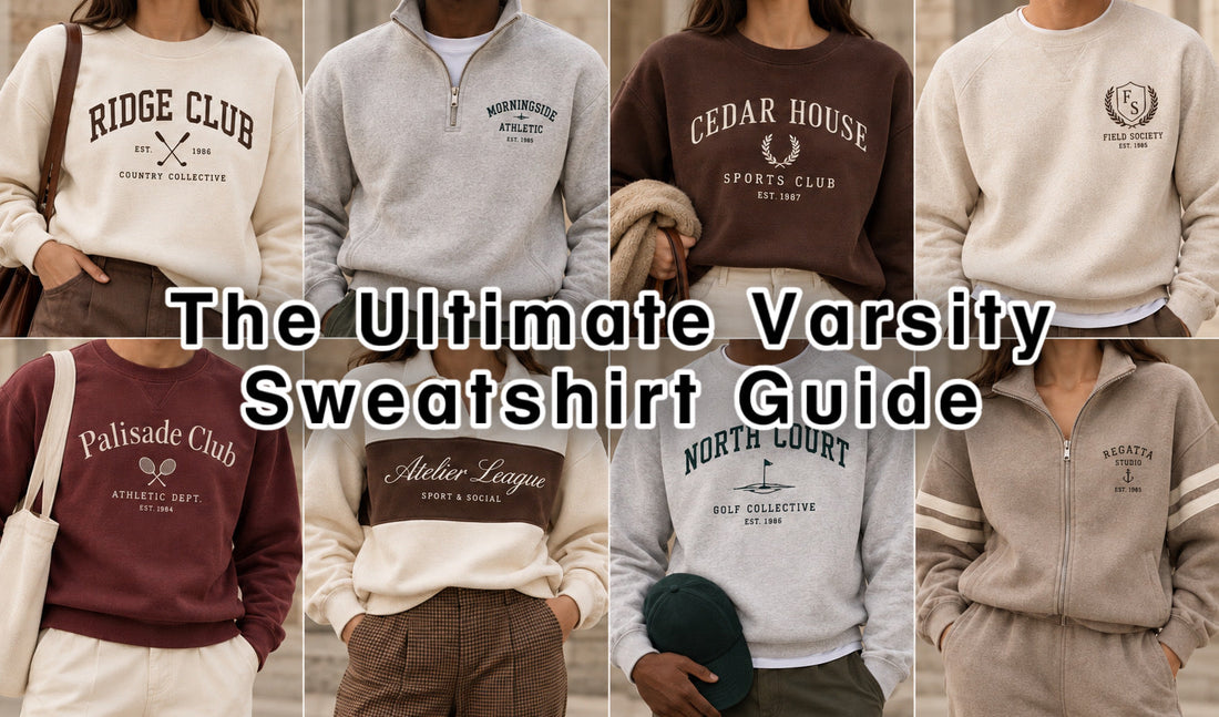 How to Choose the Perfect Varsity Sweatshirt: Comfort, Fit, and Style Tips