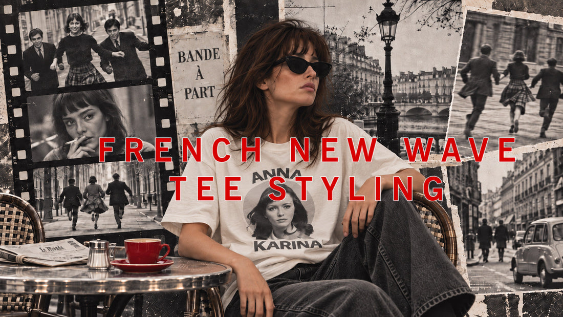 How to Style an Oversized Faded T-Shirt: A French New Wave-Inspired Look