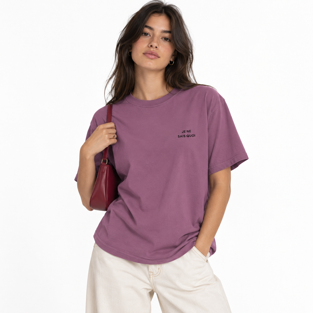 Je ne sais quoi garment-dyed heavyweight t-shirt
