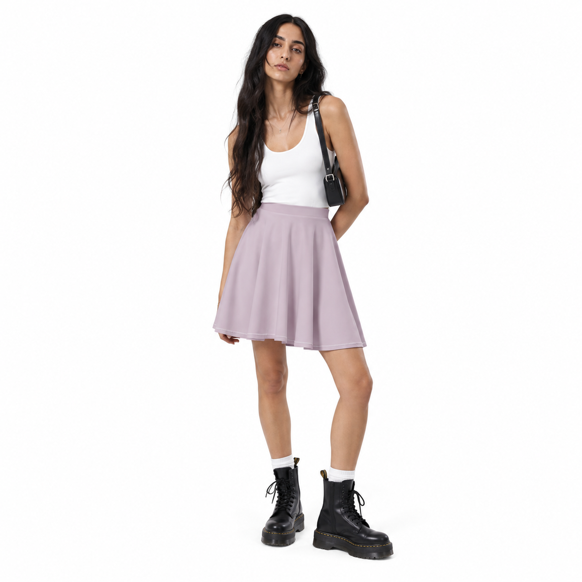 Lavender Skater Skirt